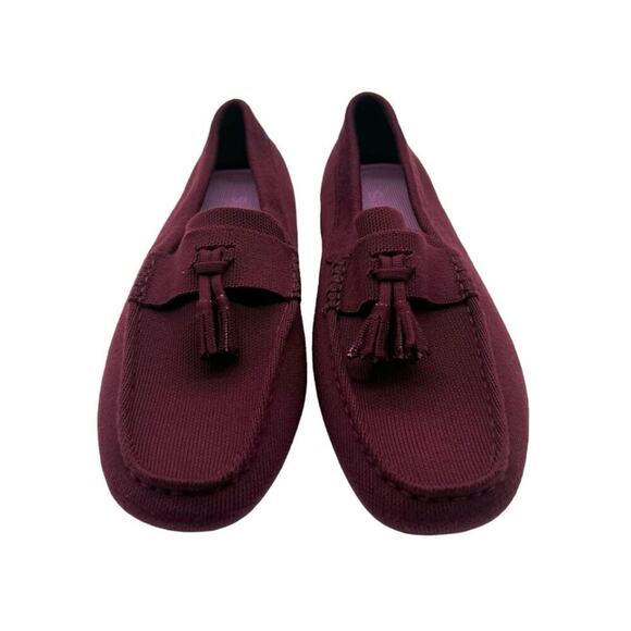 Rothy’s Merino Wool Tassel Driving Loafer in Merlot Men’s Size 10 - Picture 3 of 10